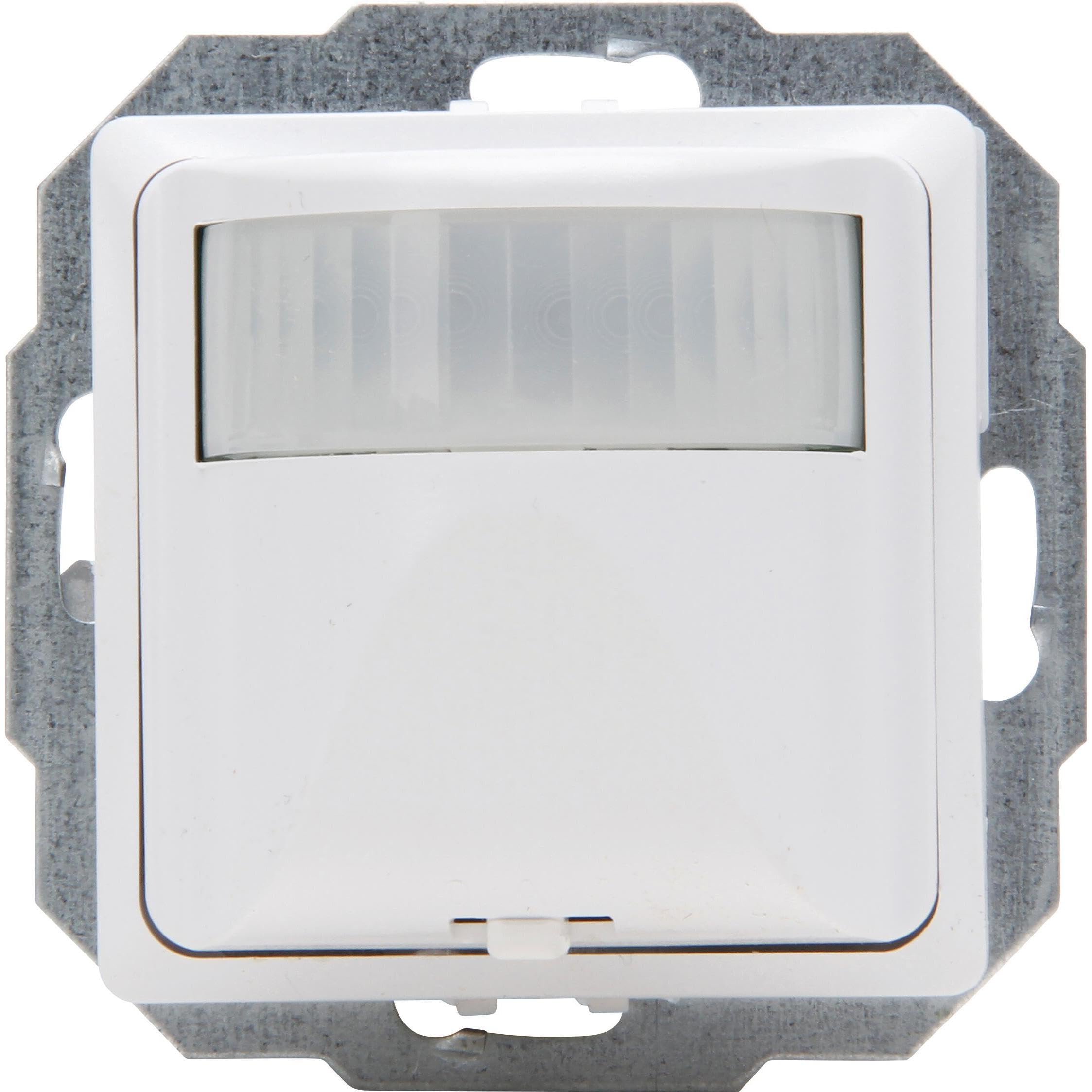 INFRAcontrol R180° - Sensor de Movimiento por Infrarrojos (3 Cables, máx. 1000 W, IP20), Color Blanco ártico