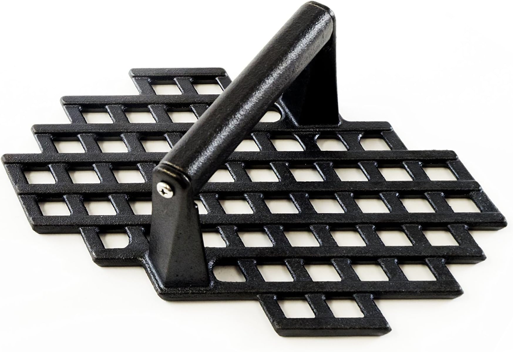 Charcoal Companion CC5159 Cast Iron Grill Marks Press