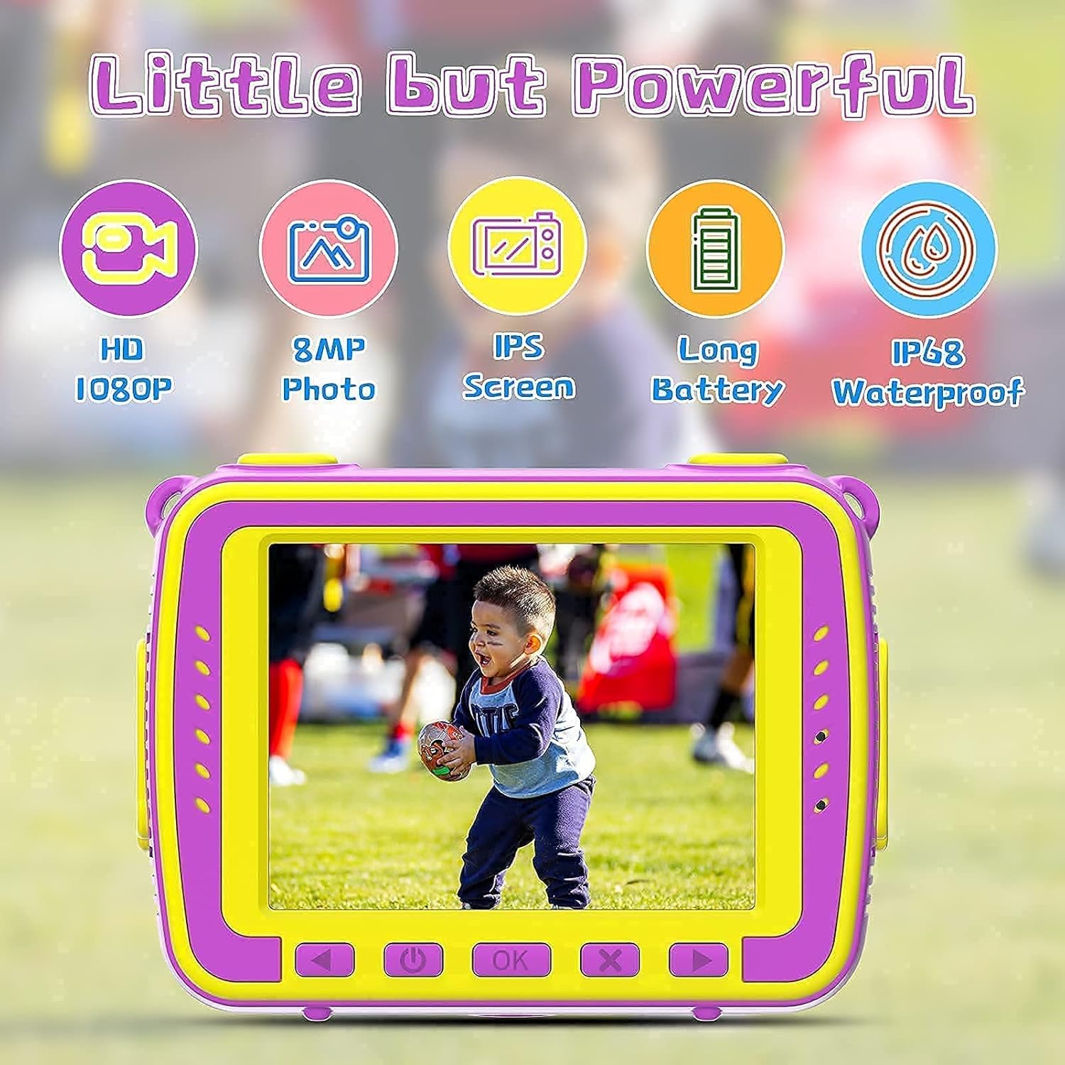 Exсluѕіvе Dіѕсоunt 90% Prісе Ourlife Kids Camera Gift for 3-12 Years Old Boys and Girls, 1080P Kids Digital Camera with Portable Case, Video Waterproof Camera Toys for Children's Day/Birthday/Christmas