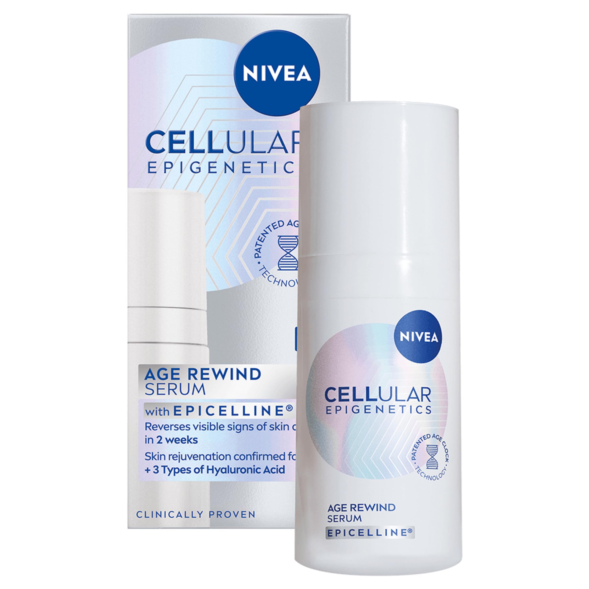 Nivea Cellular Epigenetics Age Rewind Face Serum With Epicelline, 15Ml