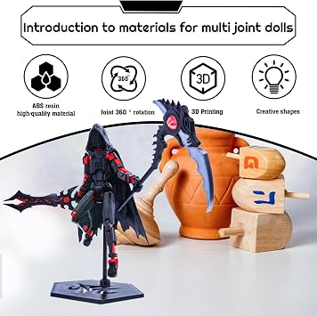 (Assembly Completed) T13 Action Figure Set, 3D Printed Action Figures, Dummy 13 Action Figure, Titan 13 Action Figure, for Collectors Desktop Decorations