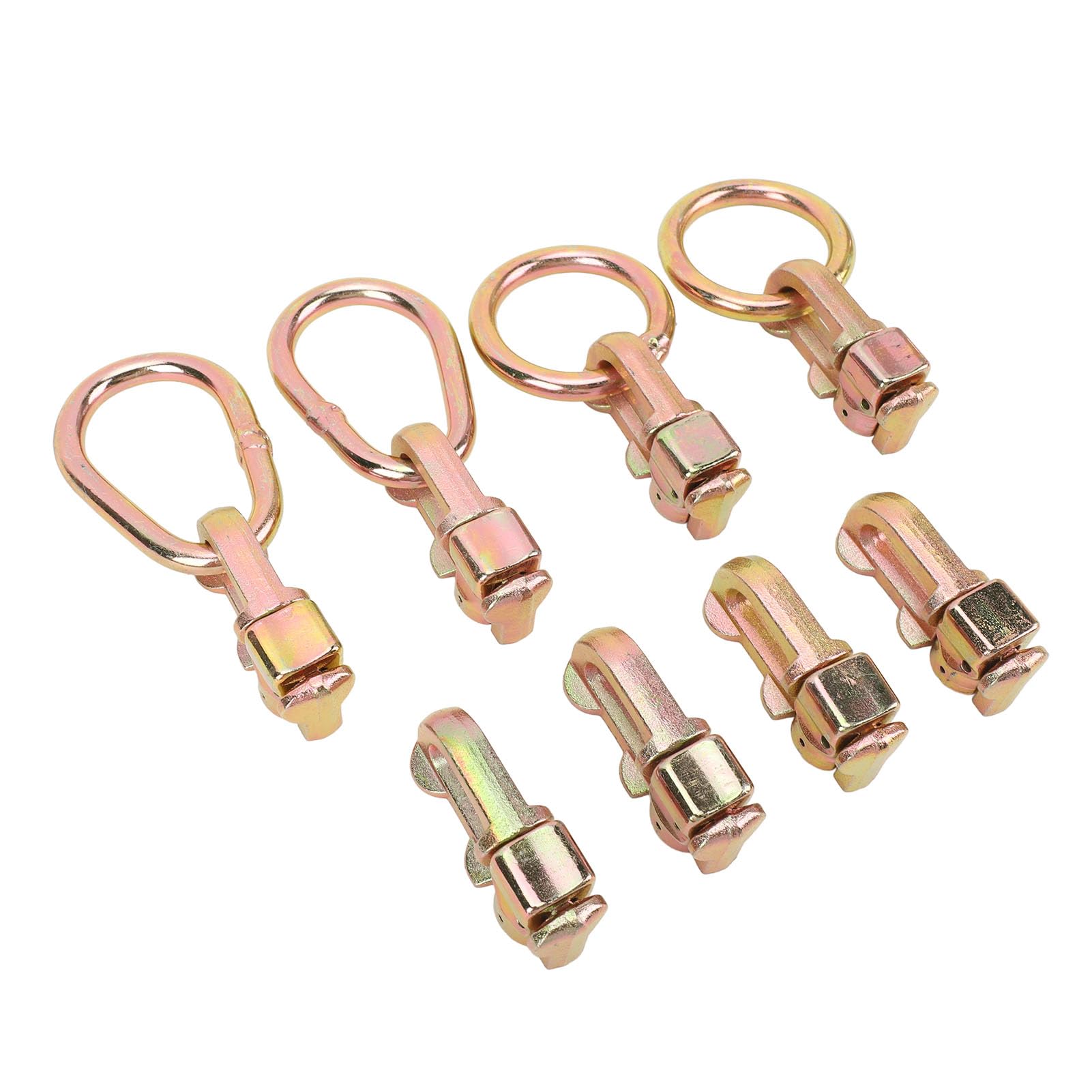 L Accesorios de Pernos de Pista, Acero Al Carbono L Se une a la Riel de Vía Accesorio para Camionetas Remolques, Ideal para UTV, ATV, Motocicleta