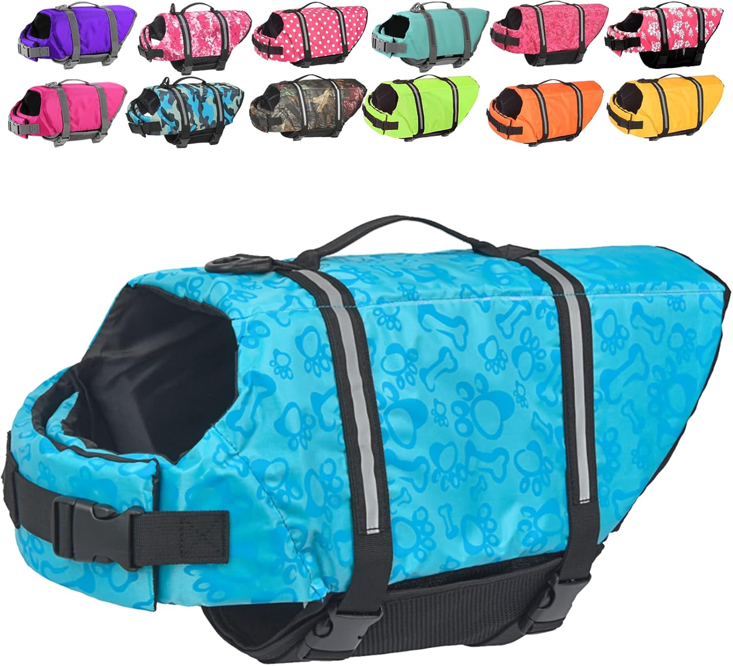 Doglay Dog Life Jacket, Dog Life Vest with Reflective