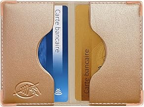 Color Pop® 2 x Reinforced Credit Cards (Anti-RFID) – Made in France – PVC – Protection of Bank Data – 9.7 x 6.5 cm, Copper, 9,7 x 6,5 x 0,5 cm, Classic