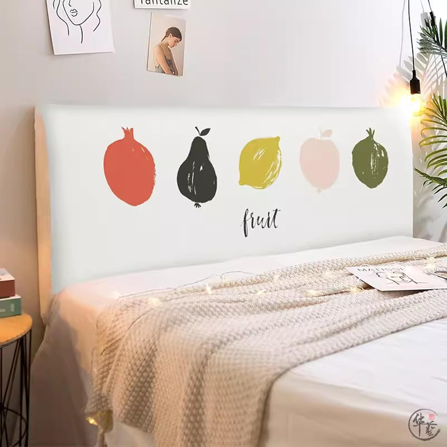 UYSELA Bed Headboard Covers for Single/Double Bed, Headboard Slipcover Protective Cover, All-Inclusive Elastic Headboard Cover