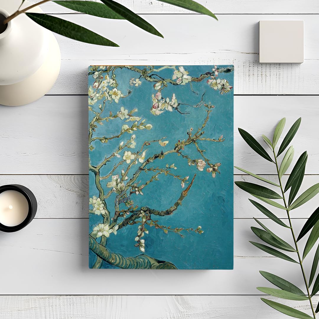 Be Birbal Collectables Almond Blossoms Plain Journal Diary A5, 100 Pages (Van Gogh Painting Cover)
