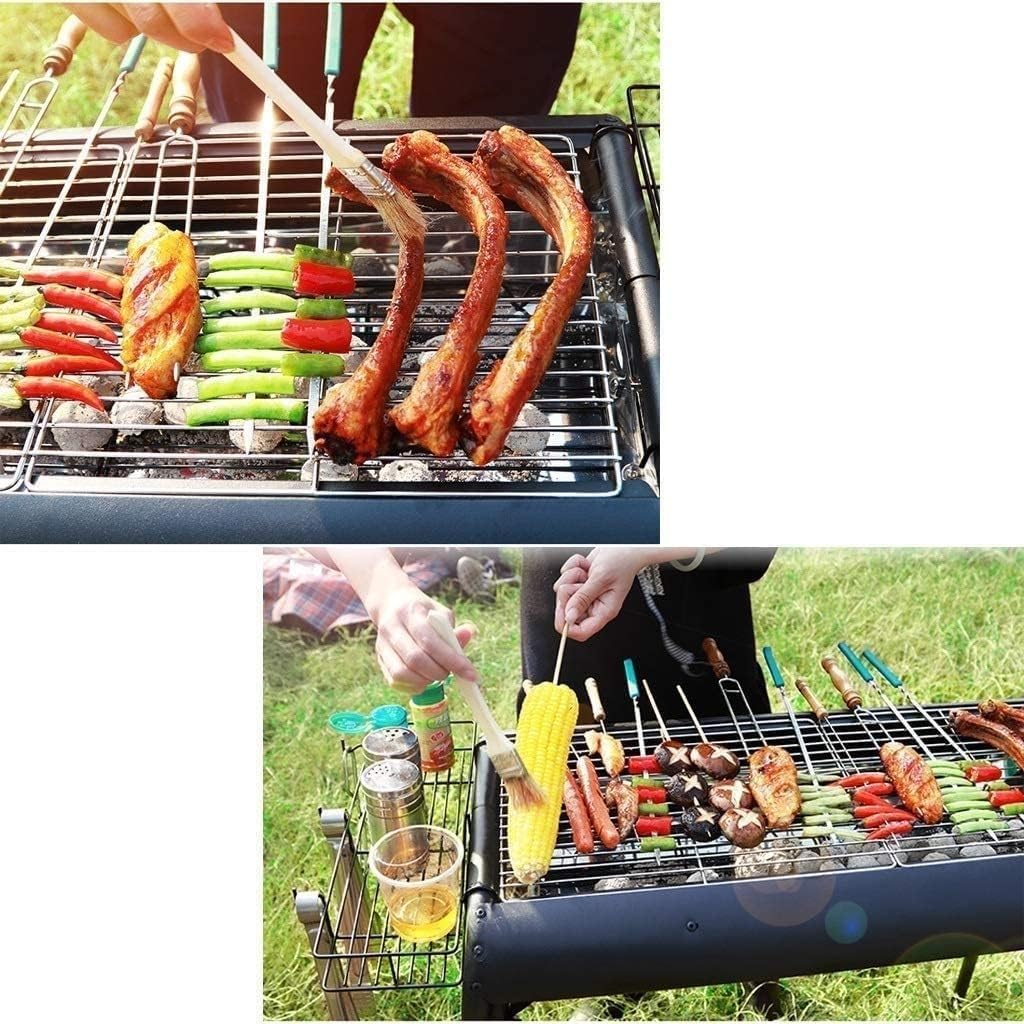 Grill, Campingowy grill węglowy Domowy grill ogrodowy Ogród Piekarnik wędzarniczy Grill ze stali nierdzewnej Składany grill na zewnątrz Odpowiedni dla 5-8 osób