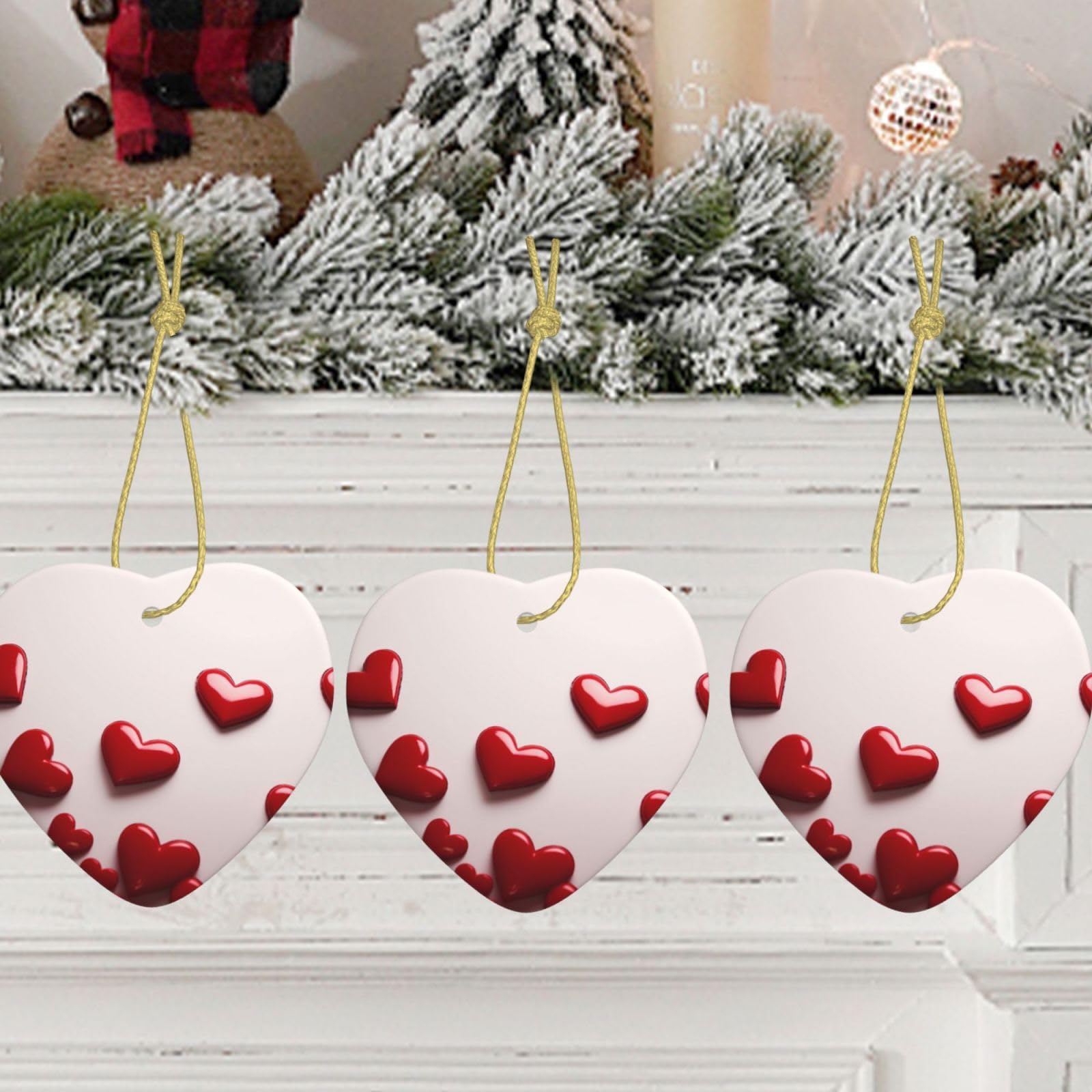 Traineau Cadeau Décoration À Suspendre 3 Couleurs - Jardiland