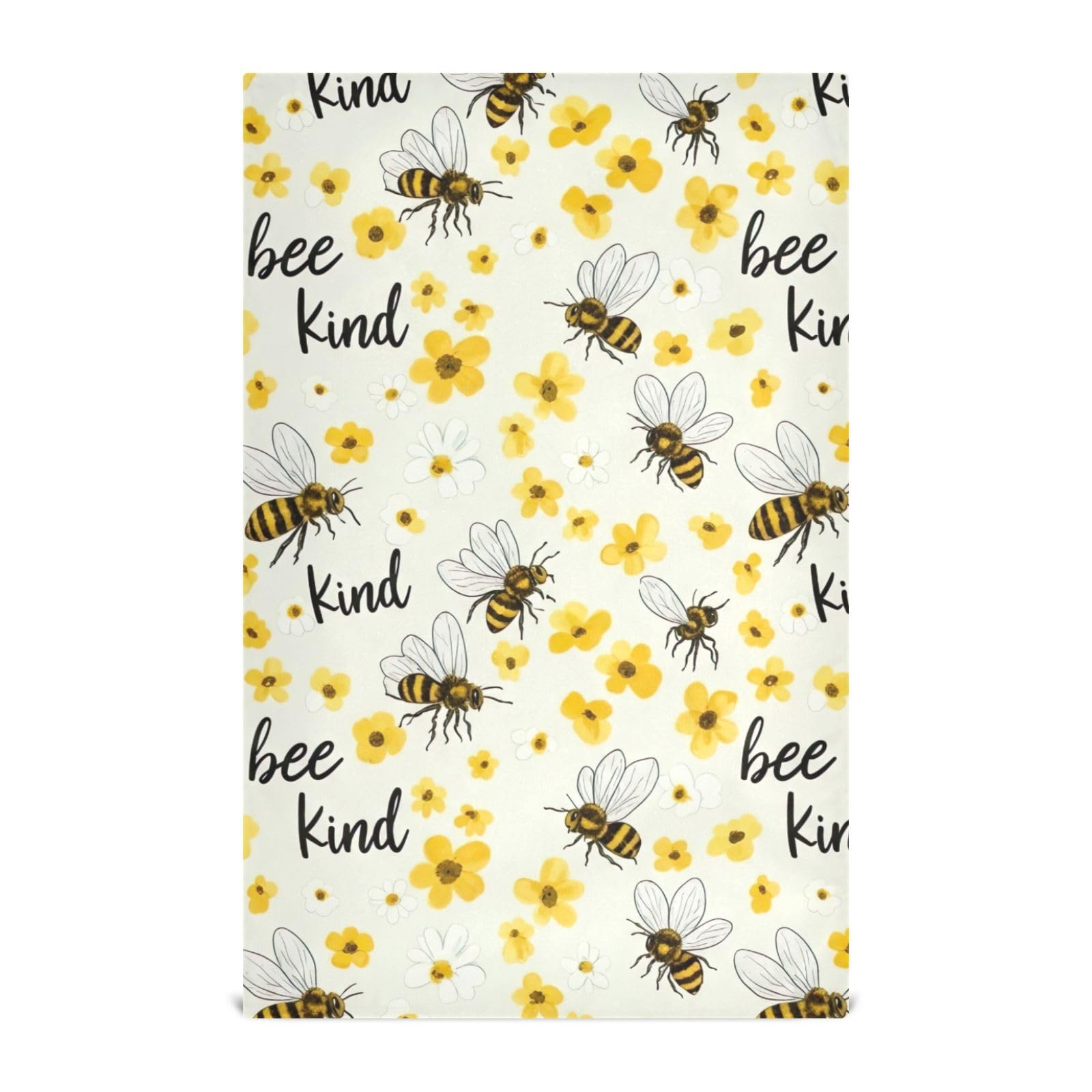 Torchons de cuisine surdimensionnés grand format 71 x 45 cm lot de 6 essuie-mains abeilles