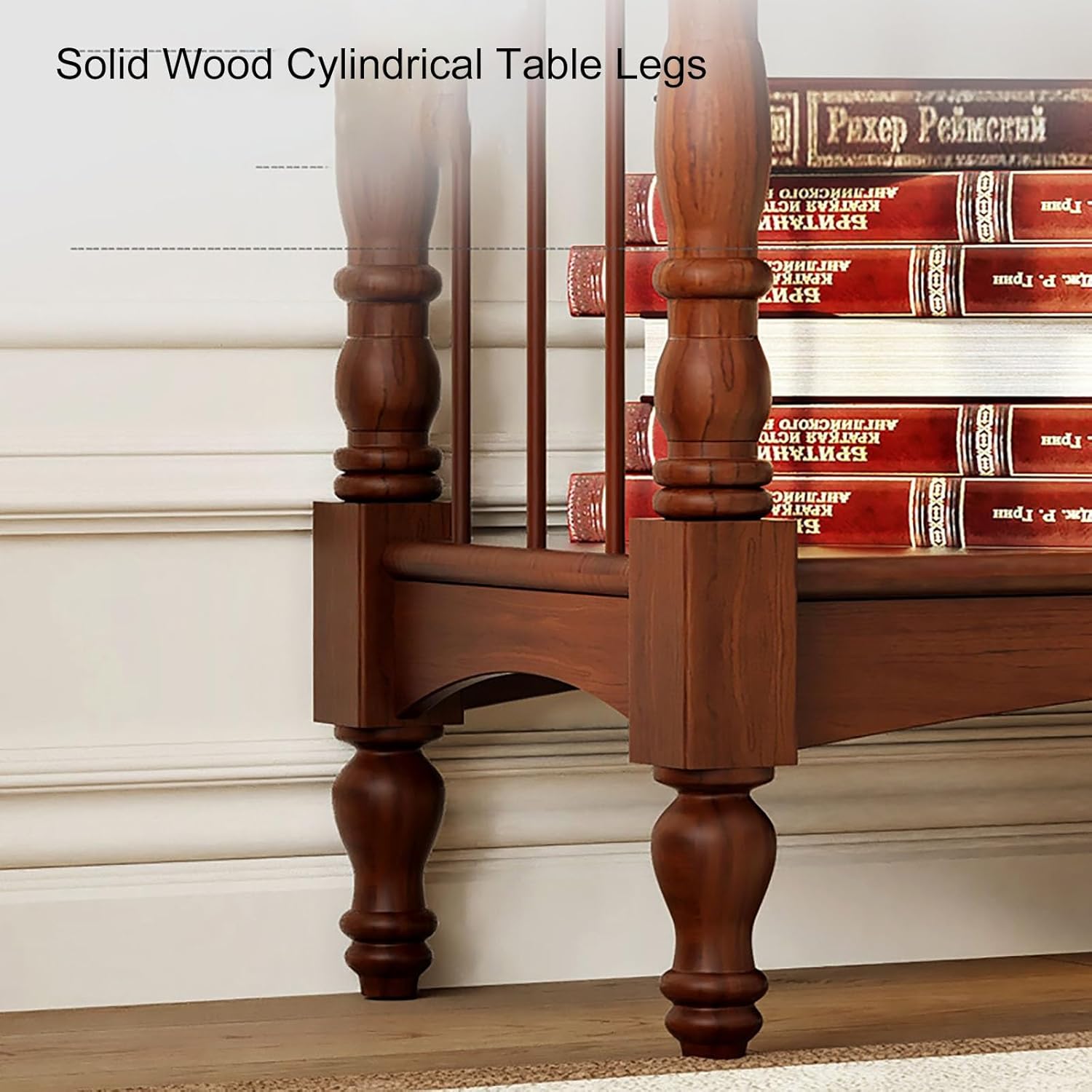 Tall Bookshelf, Industrial Bookcase with European Style – Elegant Storage Shelf for Modern Living Rooms and Offices