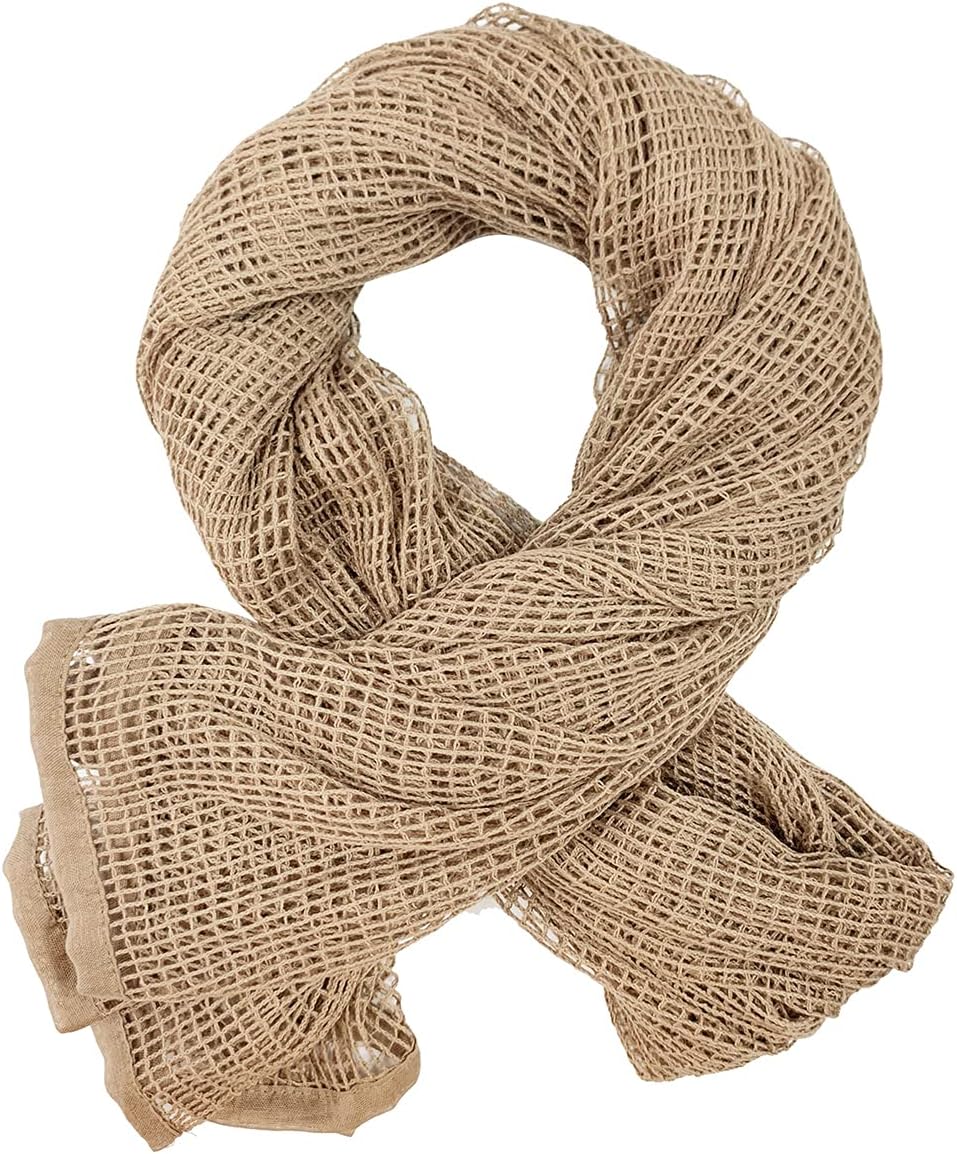 WINWAY Sniper Veil Camo Scarf Double Printing Tactical Military Camouflage Mesh Scarves for Hunting Shooting Wild Photography : Sports & Outdoors