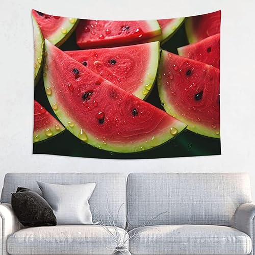 FodPand Watermelon Beautiful Tapestry Wall Hanging 29x37in Tapestries Wall Backdrop