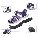 DREAM PAIRS Womens Closed Toe Hiking Summer Outdoor Sport Athletic Sandals, Purple, 10 gallery image