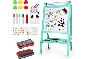 Foldable Wooden Kids Easel with Accessory Kit: The Ultimate Art Station