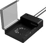 SABRENT Hard Drive Docking Station, SSD HDD 2.5" 3.5" inch SATA case Dock, External SSD Enclosure + Power Adapter, Super Fast Data Transfer, LED Indicator, Tool-Free, USB Cable Included (EC-DFLT)