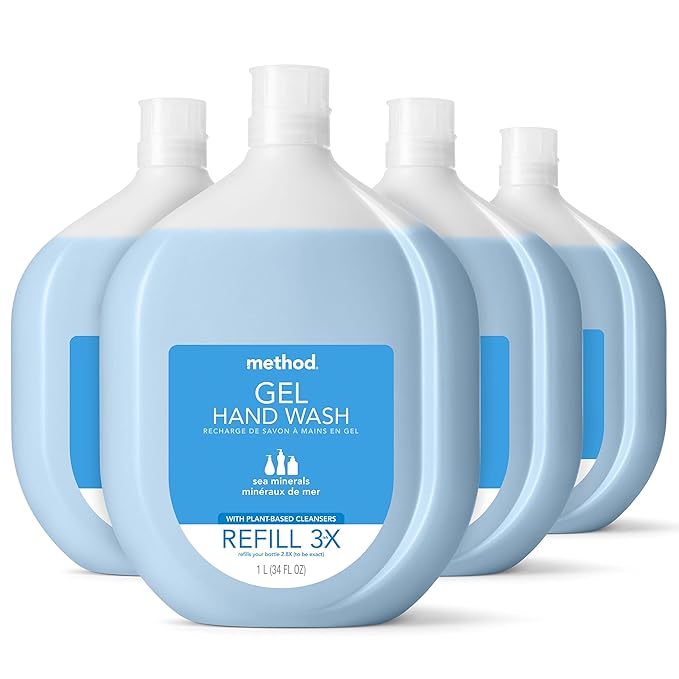 Method Gel Hand Soap Refill, Sea Minerals, Packaging May