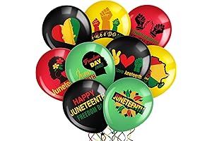 54 Pcs Juneteenth Day Balloons - Celebrate Freedom Day