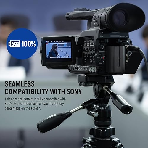 Miniatura 5 de NEEWER Batería NP-F970 de 10050 mAh con juego de cargador rápido PD de 20 W, paquete de 2 baterías de repuesto para NP-F970950750550 compatible con