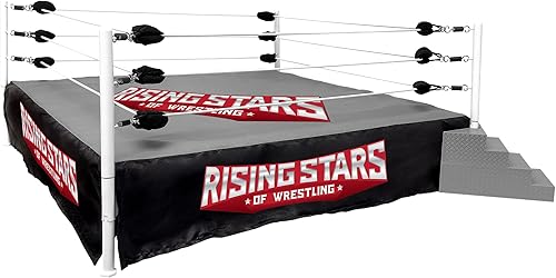 Rising Stars of Wrestling Ring para figuras de acción de lucha libre