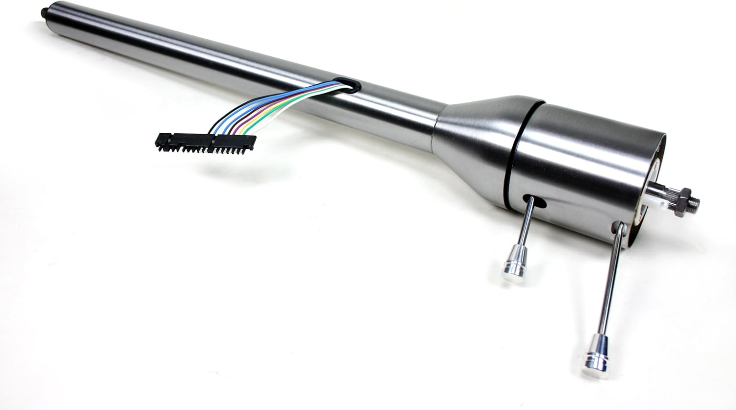 28" Chrome Stainless Tilt Steering Column Manual Floor Shift NO