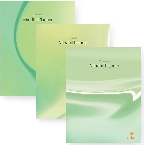 Vista 28 de Switch Research Paquete de planificadores tranquilos – Planificador de objetivos sin fecha desarrollado por psicólogos – 3 planificadores de cuidado