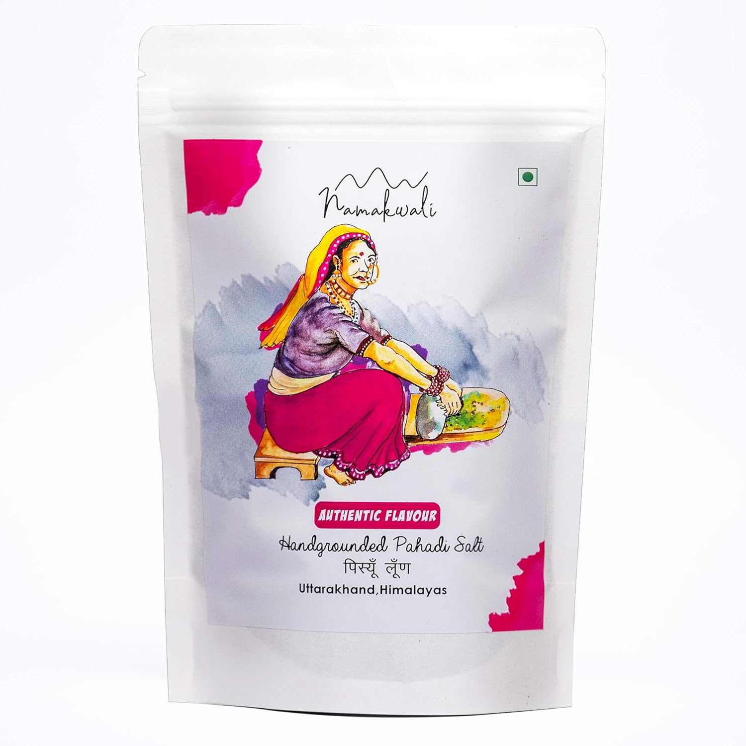 Namakwali Pahadi Salt Hand Grounded On Silbatta (Authentic Mix Flavour), 400gm