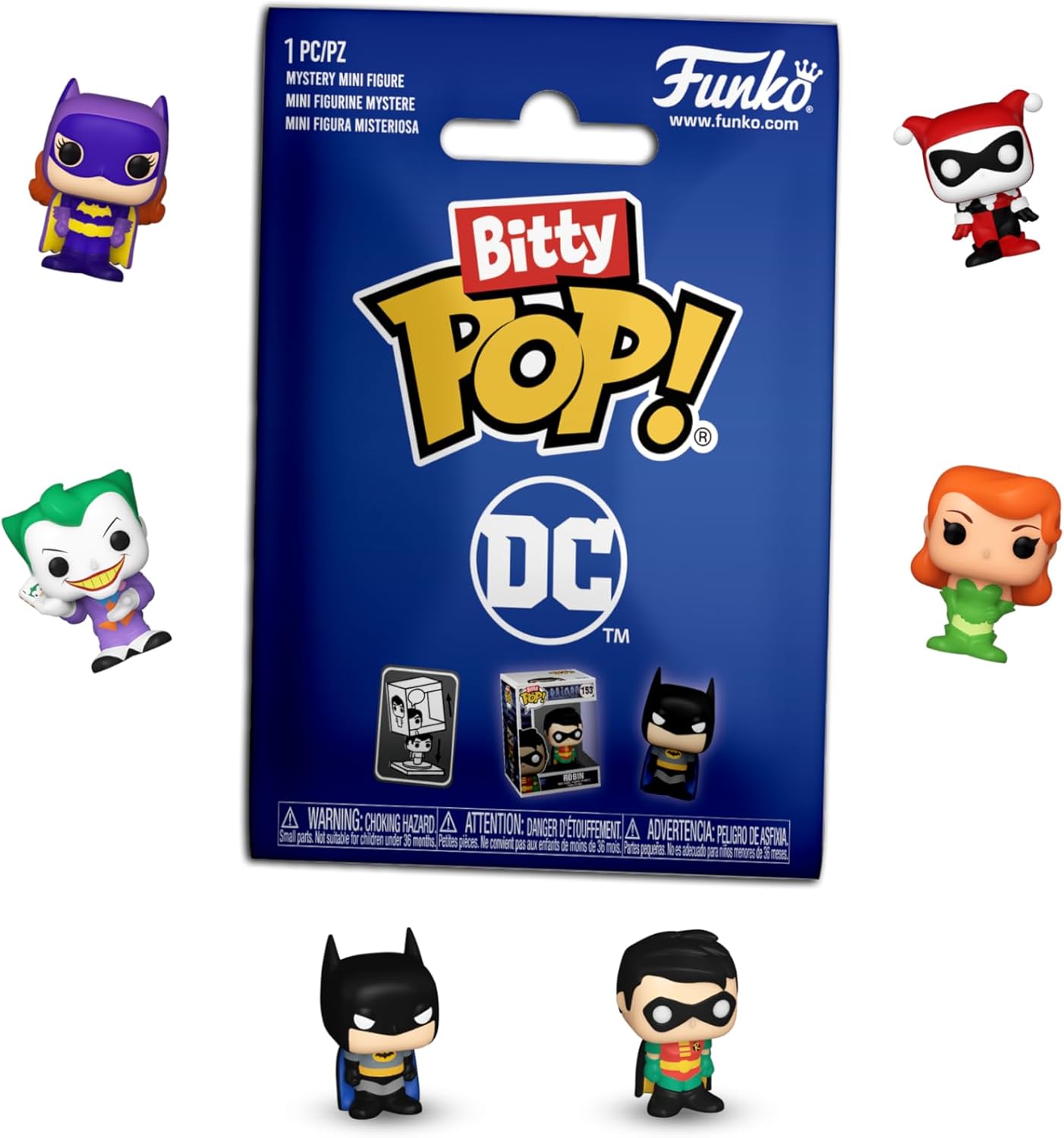 Funko Bitty Pop! Singles DC Mystery Mini Collectible Toys