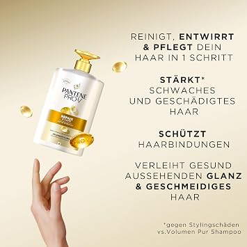 Pantene ProV Repair & Care Active Nutri-Plex Conditioner 800 ml Pump Dispenser Weak dry damaged hair weightless daily conditioner does not grease. With Pro-Vitamin B5 & Nutrient Formula