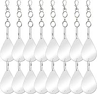 Vista 10 de Mantén a los pájaros alejados del disco de espejo, reflectores colgantes para asustar a los pájaros lejos de tu casa y jardín, 16 discos de mariposa