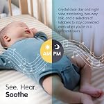 Snuza Looksi A1 Baby Monitor with Camera & Audio – 5” Screen, Cry Detection, Two-Way Talk, 300m Range, Secure No WiFi
