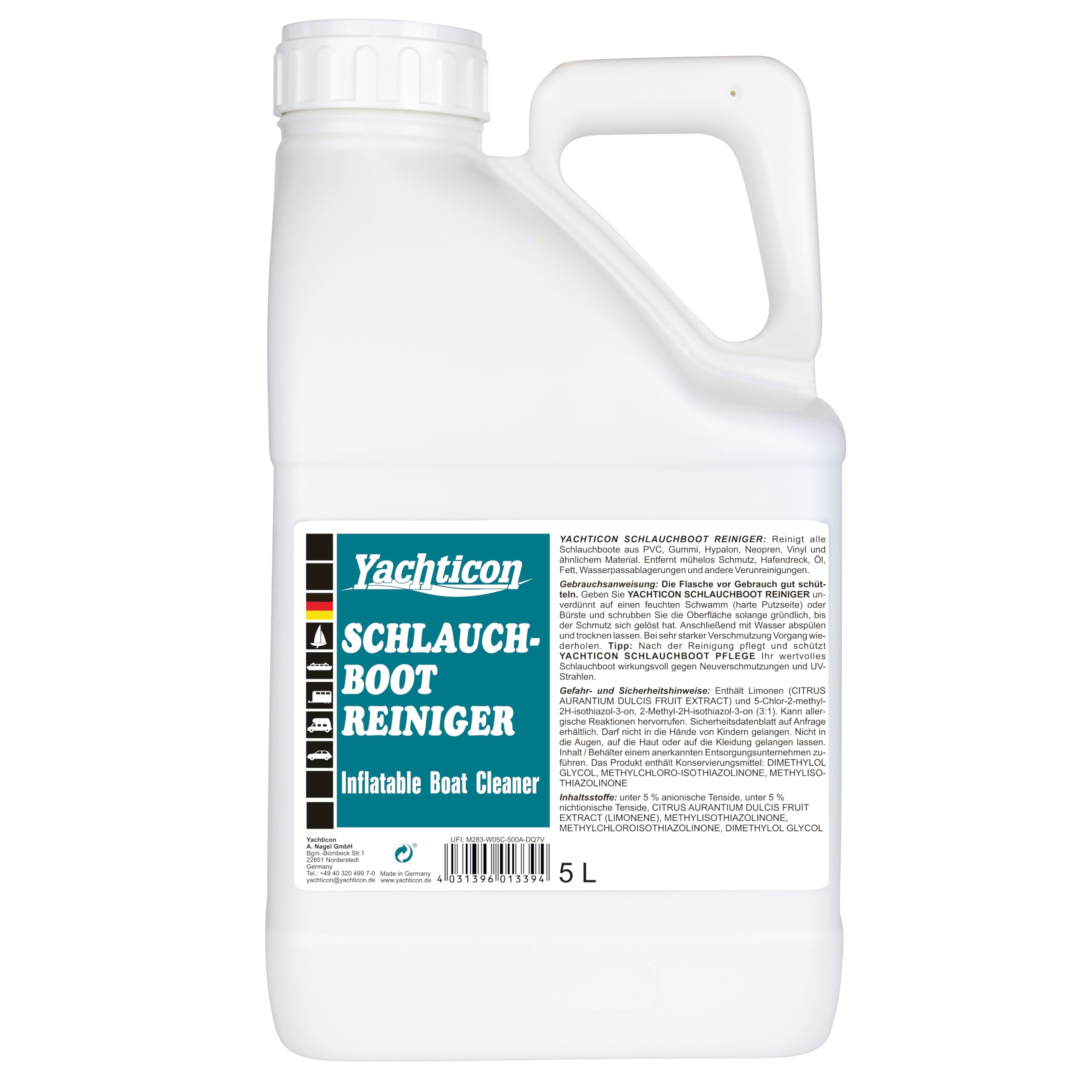 Yachticon Gommone Detergente 5 litri