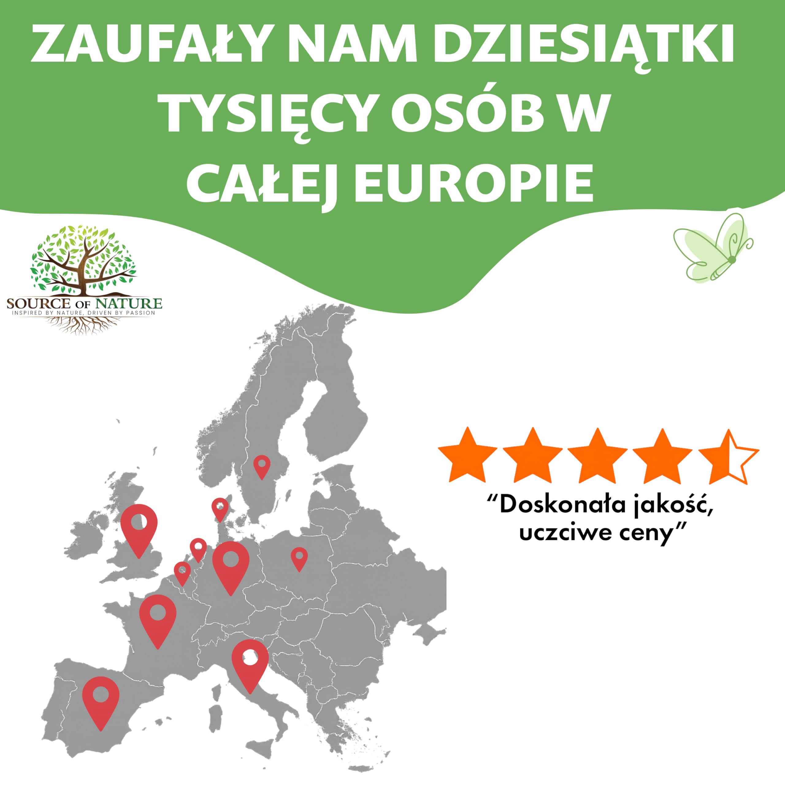 Magnez Kompleks 6-1 1500 mg Dziennie | 400 mg Magnezu Elementarnego | Tlenek, Bisglicynian, Jabłczan, Taurynian, Cytrynian & Asparaginian | 180 Kapsułek Wegańskich | Wysoka Dawka & Biodostępność
