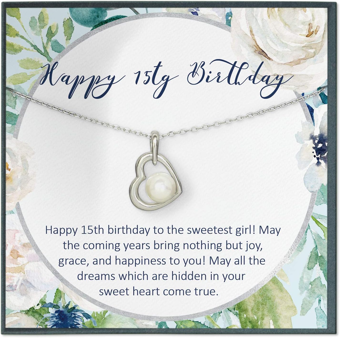 15th Birthday Gifts for 15 Year Old Girl 15 Birthday Gifts for 15 Birthday Gifts for Quinceanera Gifts for Fifteen Birthday Gifts for Girl Necklace
