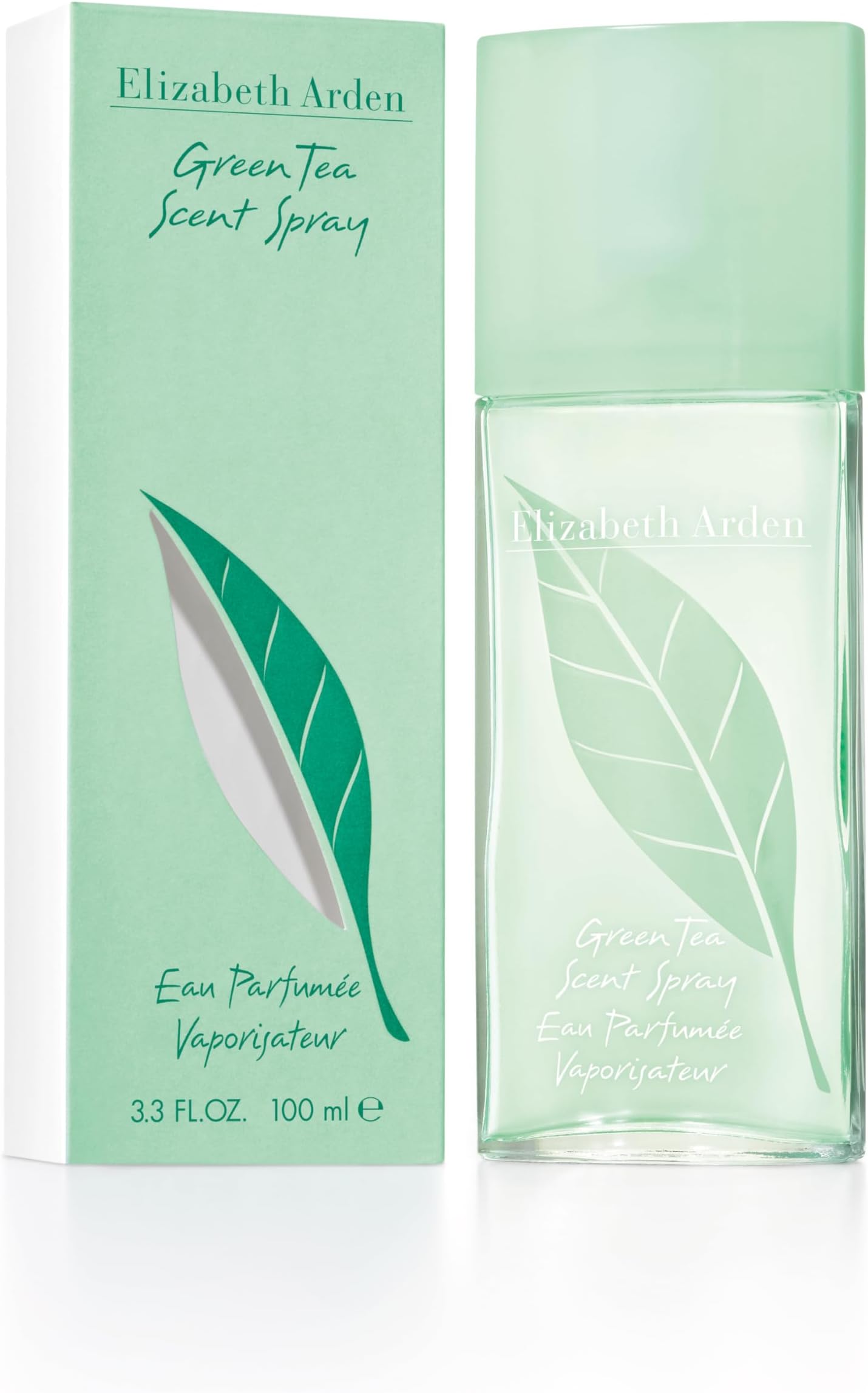 Green Tea Scent Spray Eau de Toilette, Women's Perfume with Notes of Bergamot, Tea and Oakmoss, Fresh & Floral