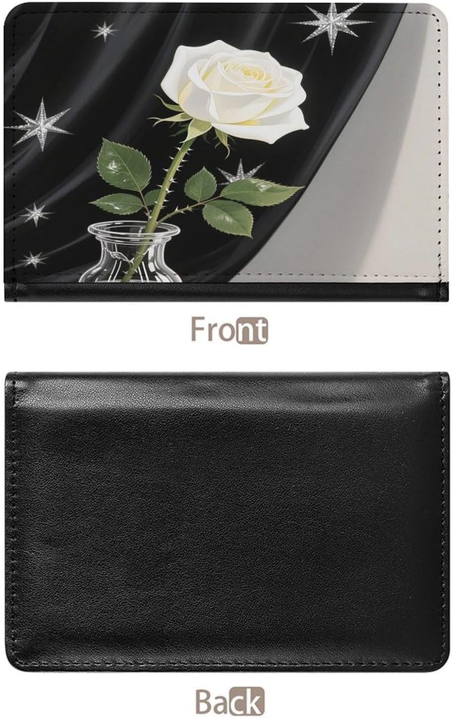 Rose Flower Passport Holder for Travel image 3