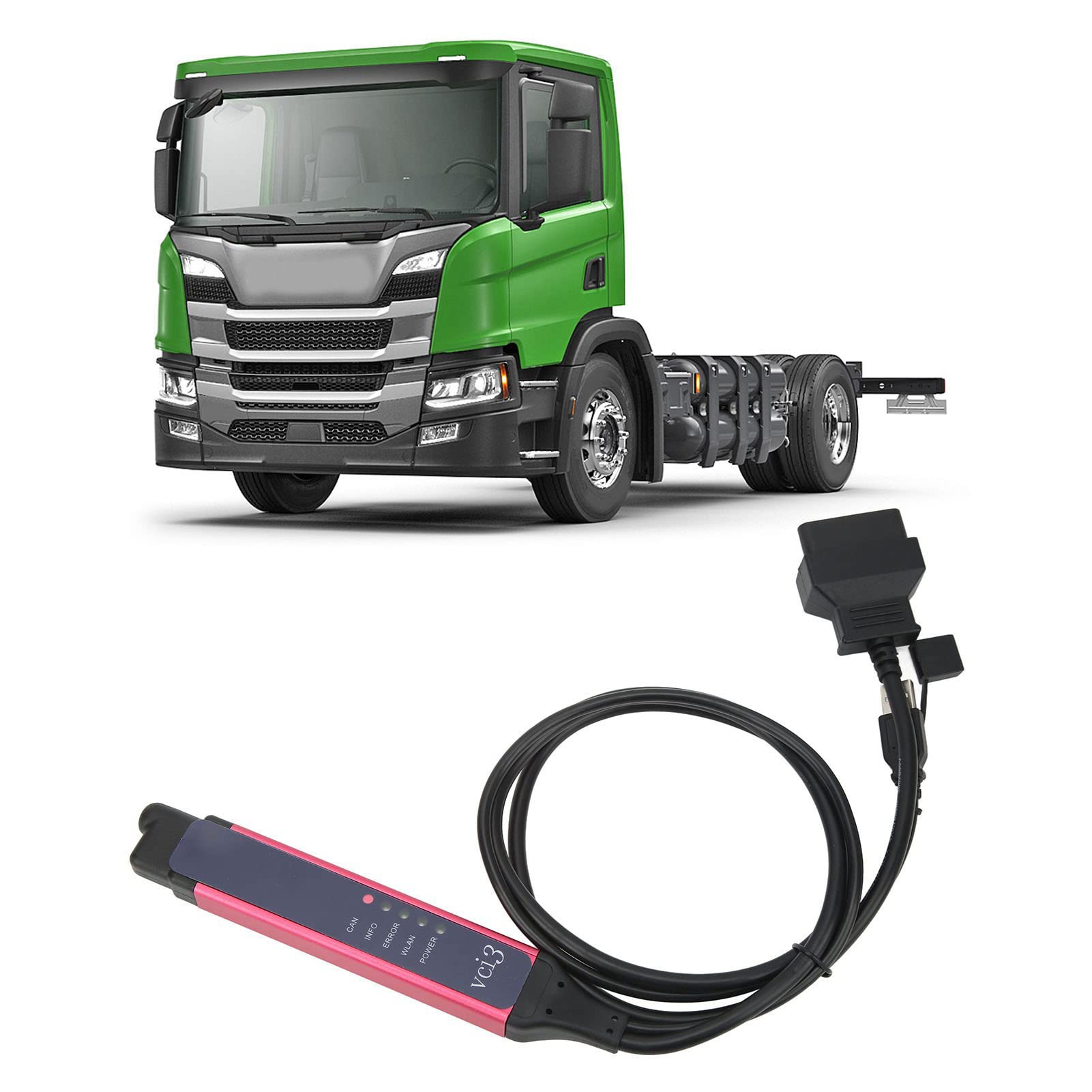 Scanner per Camion, Programmazione per Impieghi Gravosi di unità di Controllo Strumento Scanner Diagnostico per Camion