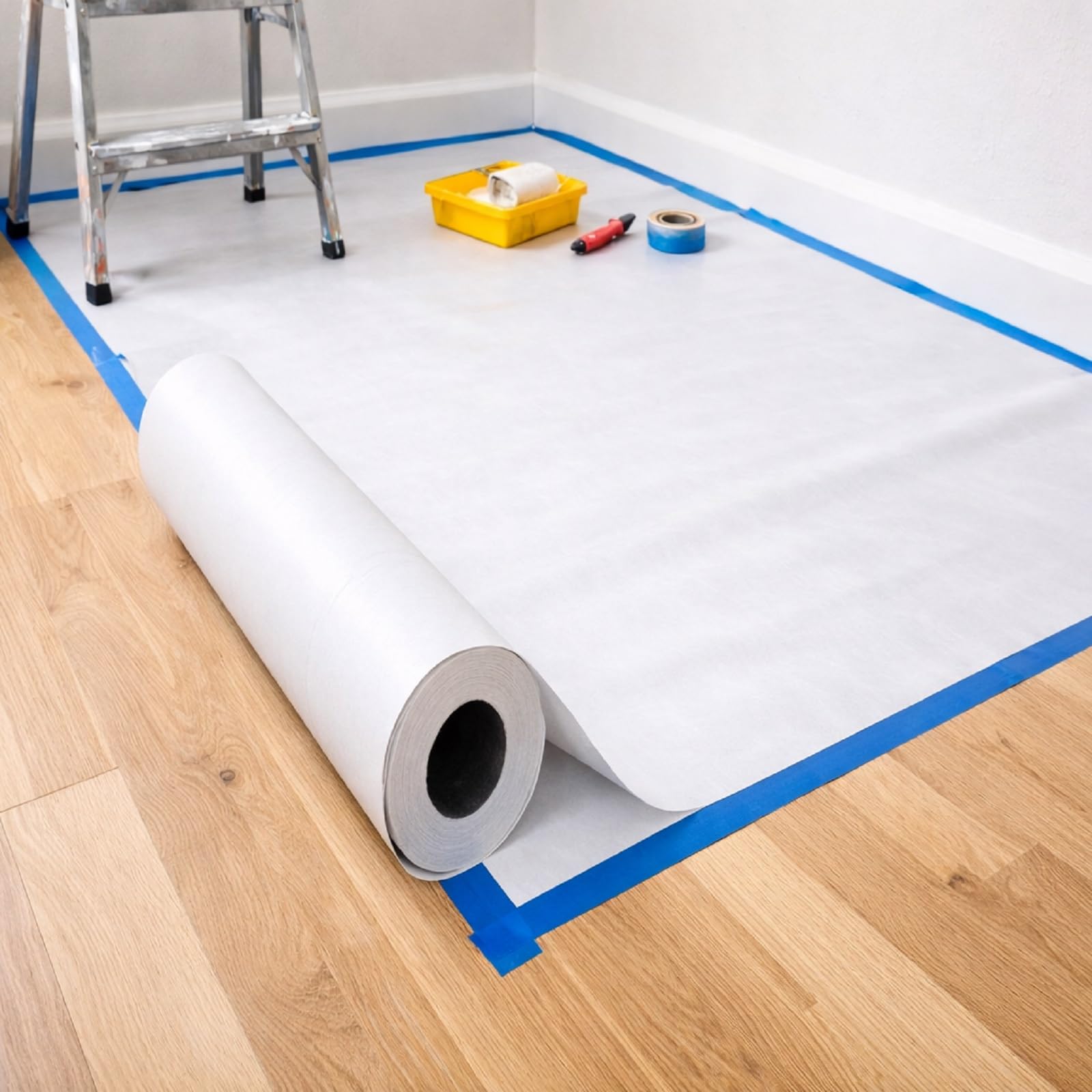 Milchtütenpapier 250g/m² - 75m² Rolle | Abdeckpapier, Milchkarton, Milchpapier, Papier PE beschichtet