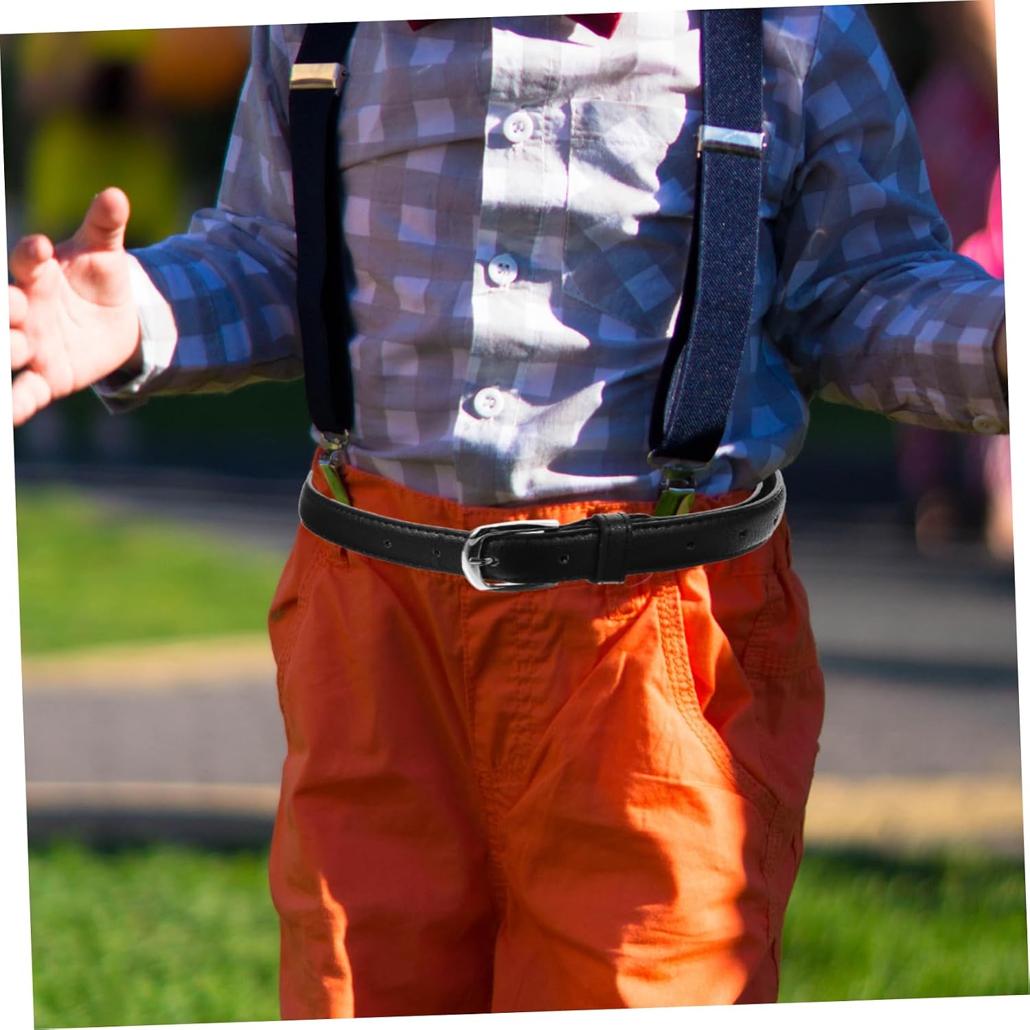 CALLARON Boys Belt Boys and Girls Belt Age Magnetic Buckle Versatile Design for Pants