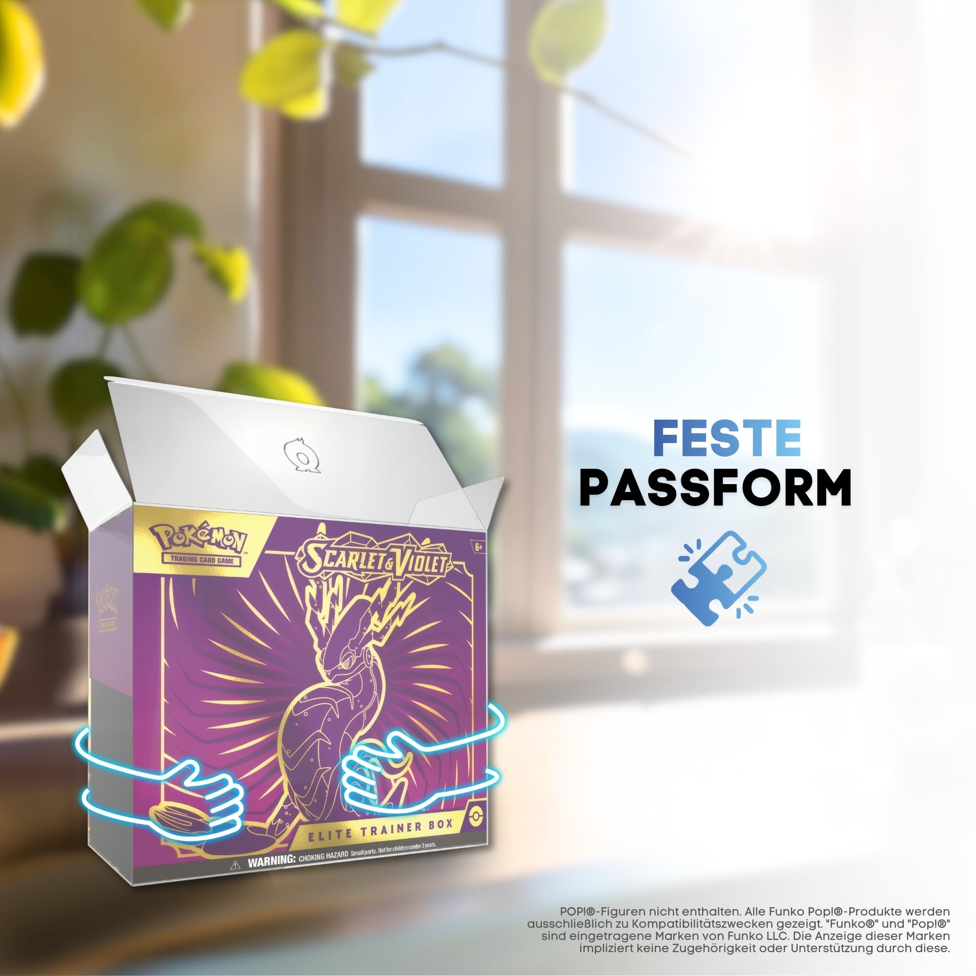 Pack mit 10 Gold Protectors für Pokemon Elite Trainer Box (ETB) – ETB Case 0,5mm Dicke – UV-Schutz für Deine ETB Pokemon
