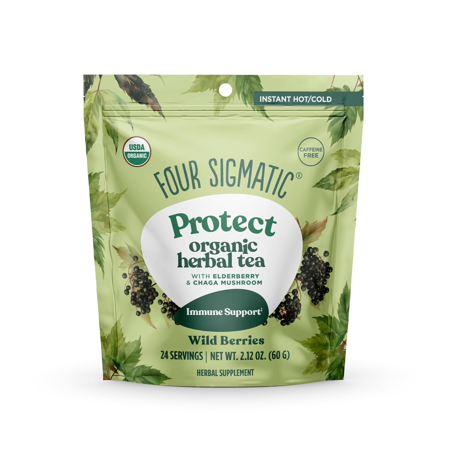 Amazon.com : Four Sigmatic Protect Organic Herbal Tea | Immunity Tea w ...