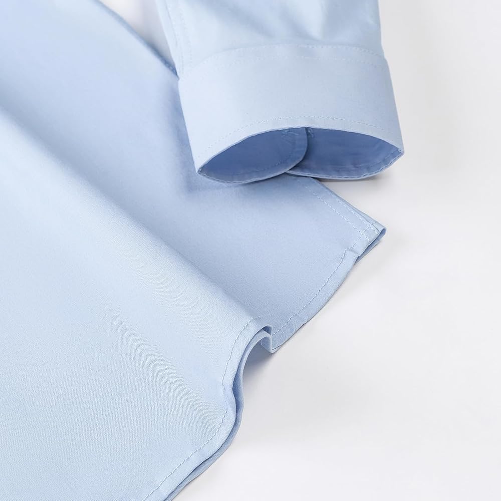 Camicia Lunga Tunica LOOK SDRAIATO Vokuhila Blu 44 46 48 50 52 54 56 58 - Foto 6