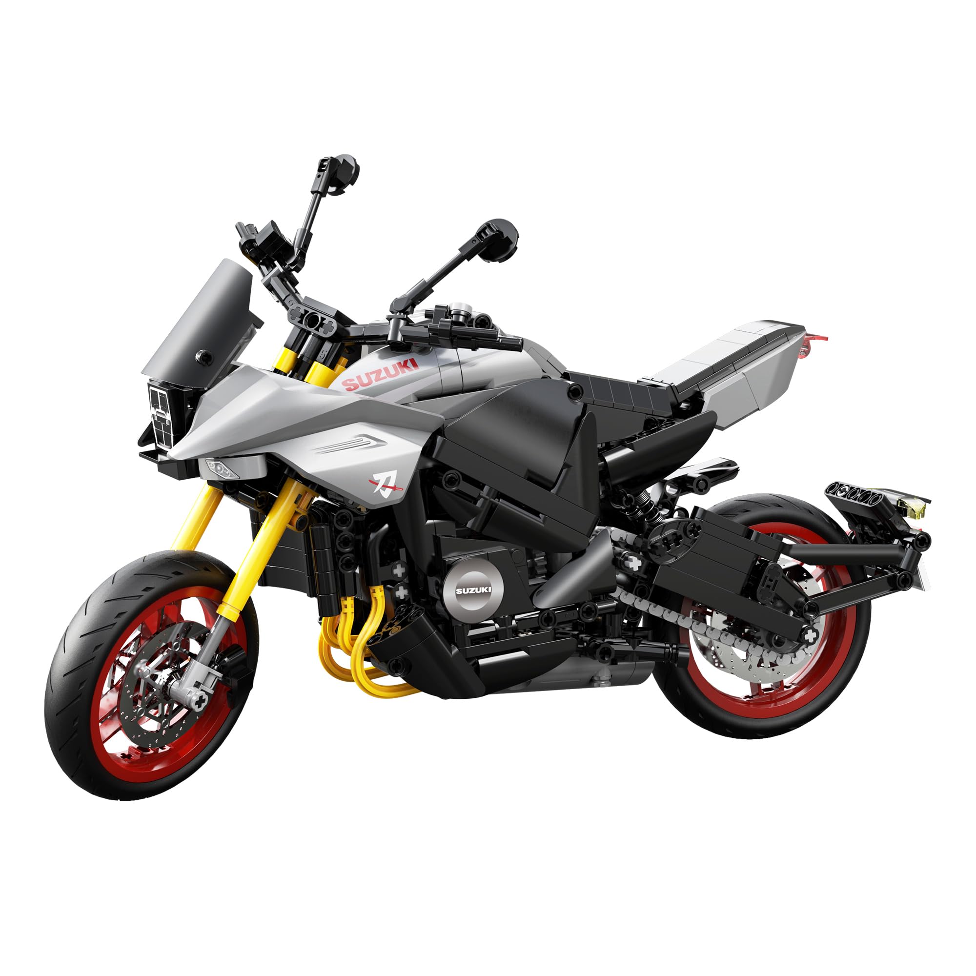 Cada Suzuki CATANA 2022 - Kit de construction - Moto de route - Gris-noir - 1104 pièces - + 8 ans - Échelle 1:6 (DEQUBE 927DE59021)