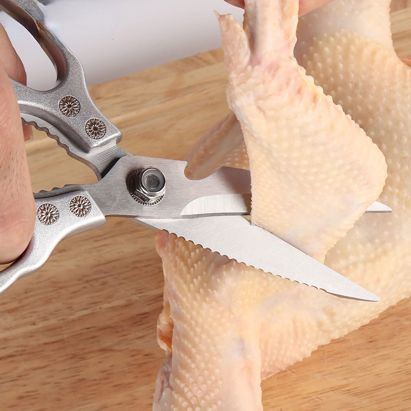 Forbici da Cucina Forbici da Cucina Forbici Multiuso in Acciaio per Alimenti Resistenti per Forbici da Cucina per Pollo e pollame