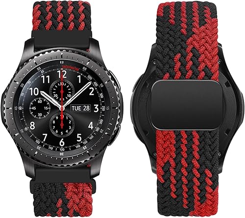 Miniatura 9 de Correa deportiva trenzada de nailon de liberación rápida de 0.866 in, compatible con Samsung Galaxy Watch 3 de 1.772 in1.811 in (2019)Gear S3