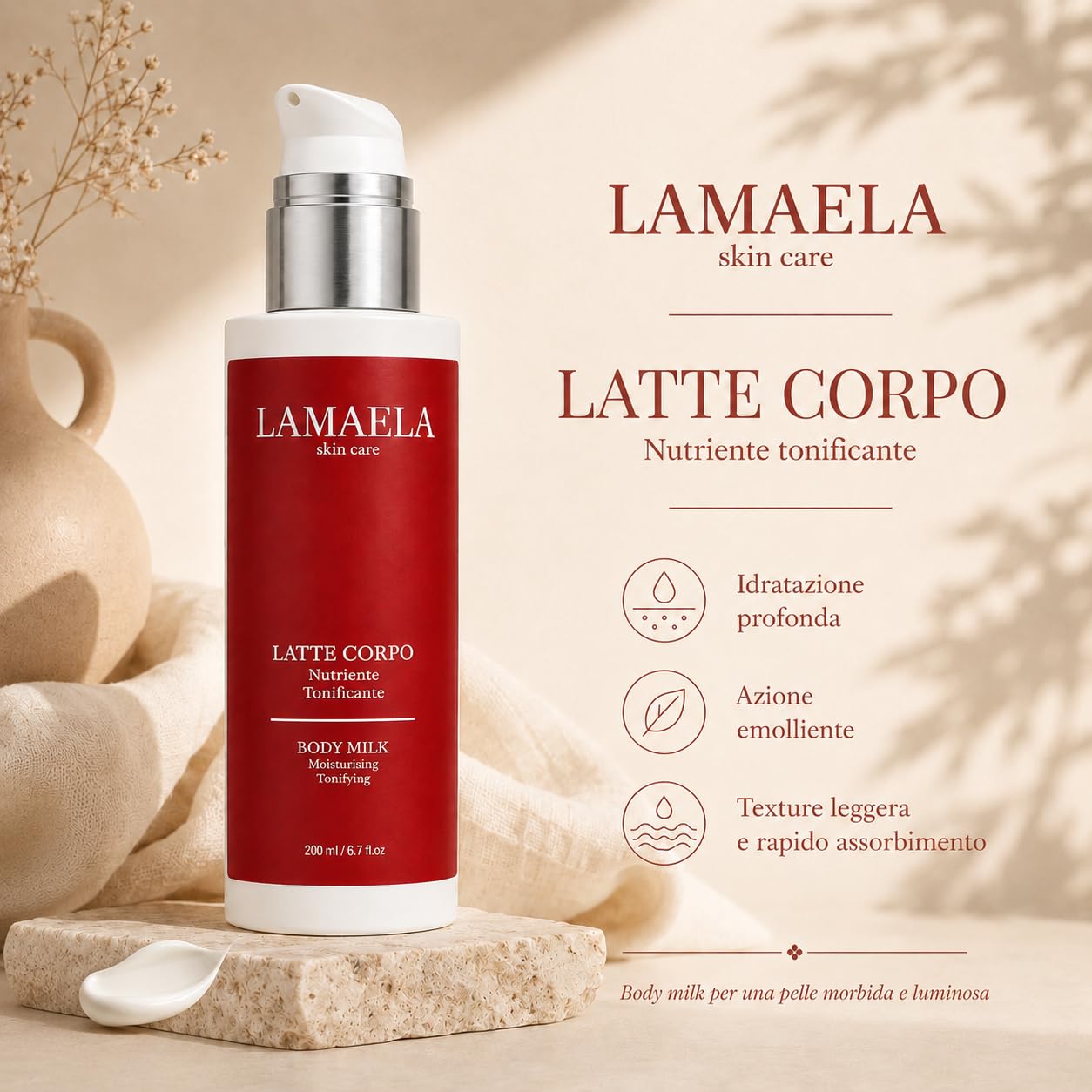 Latte Corpo Nutriente e Tonificante - 200 ml