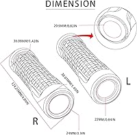 Vista 7 de DOUKI Para Yamaha XMAX300 X-MAX 300 2015-2020 - Palancas de embrague de freno corto para motocicleta, embrague, empuñaduras, extremos de manillar