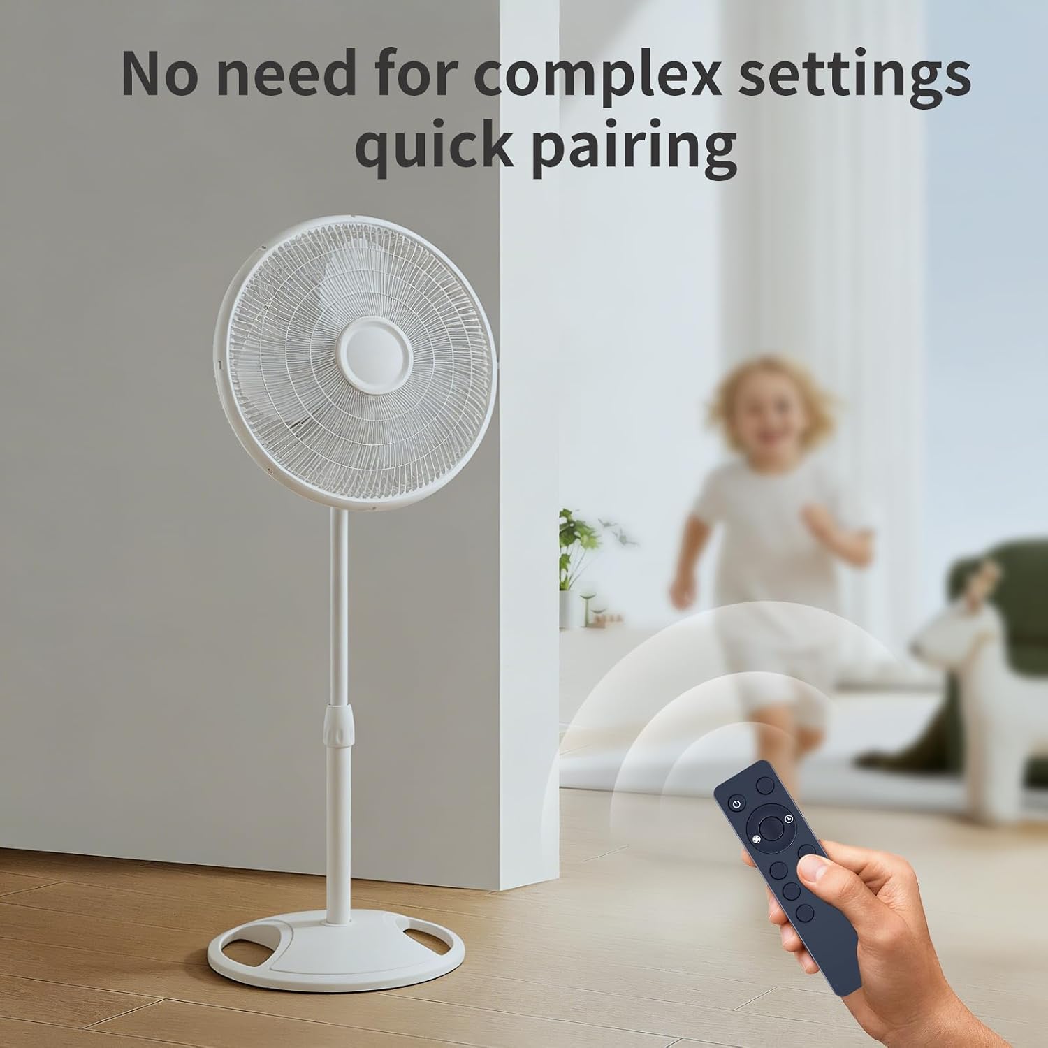 Replacement Fan Remote Control for Lasko Cyclone Pedestal Fan 2033654B 2033654 1843 1844 2546 3540 3542 S18625 S18924 1646 1850 1854 1880 1885 2740 2744 3440 A20561 A20700