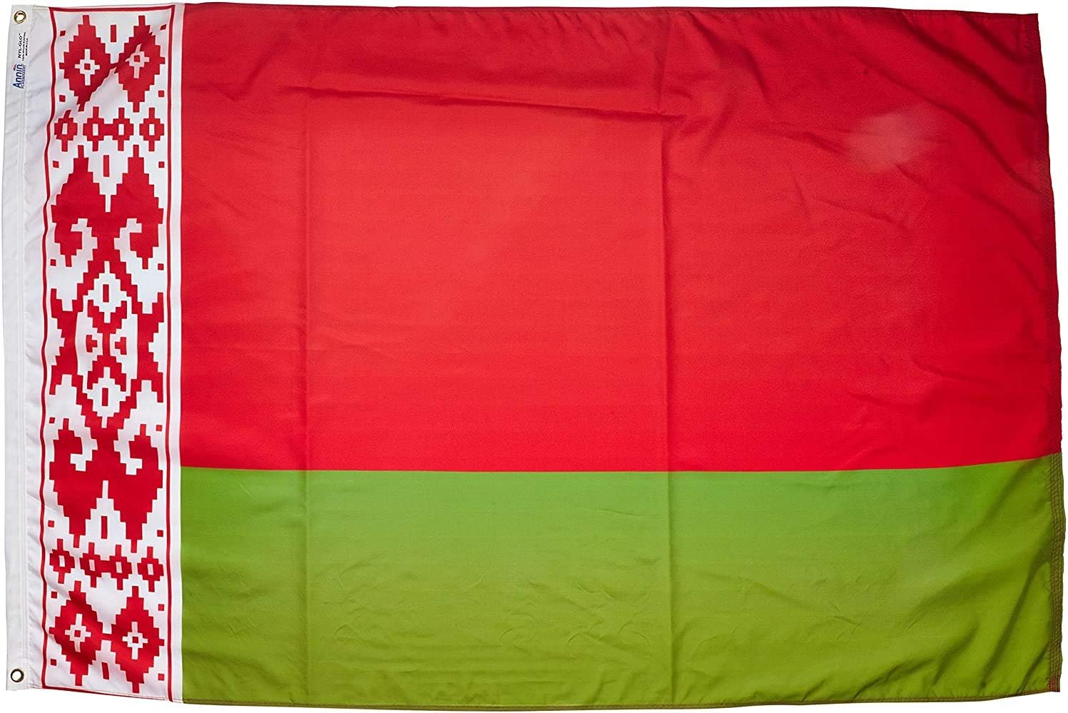 Annin Flagmakers Model 190626 Belarus Flag USA-Made to Official United Nations Design Specifications, 3 x 5 Feet, Multicolor