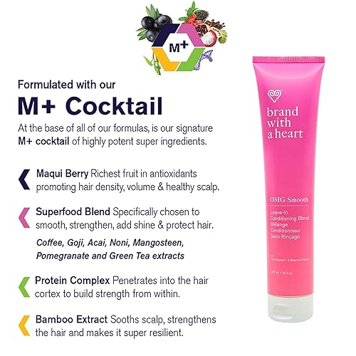 Miniatura 3 de Brand With A Heart OMG mezcla acondicionadora sin enjuague, 6.7 onzas