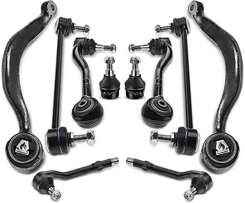 A-Premium Kit de suspensión delantera de 10 piezas, brazo de control inferior, rótula, enlace de barra estabilizadora, extremo de barra de